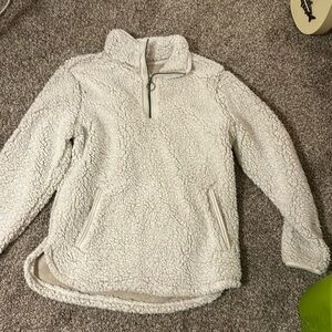 Cozy Sherpa, 1/4 zip, size large